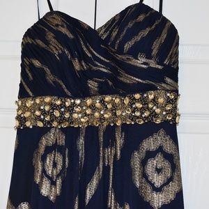 Navy Blue Prom Dress